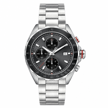 Chronograph Sports Watch with Black Dial