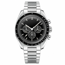 Sport Chronograph Watch Black Dial 39.7mm