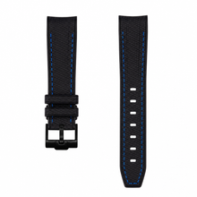 Pulseira de relógio de borracha azul