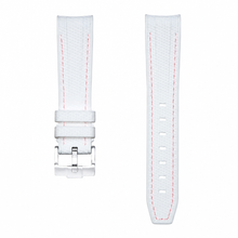 Pulseira de relógio de borracha branca
