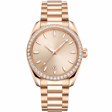 38mm Dress Watch with Champagne Dial and Rose Gold Bracelet