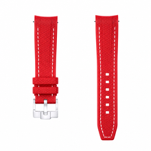 Pulseira de relógio de borracha na cor bordô