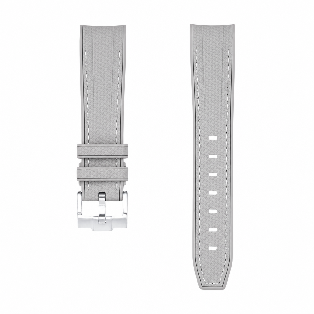 Gray Rubber Watch Strap product photo