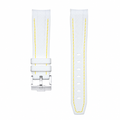 White Rubber Watch Strap product photo